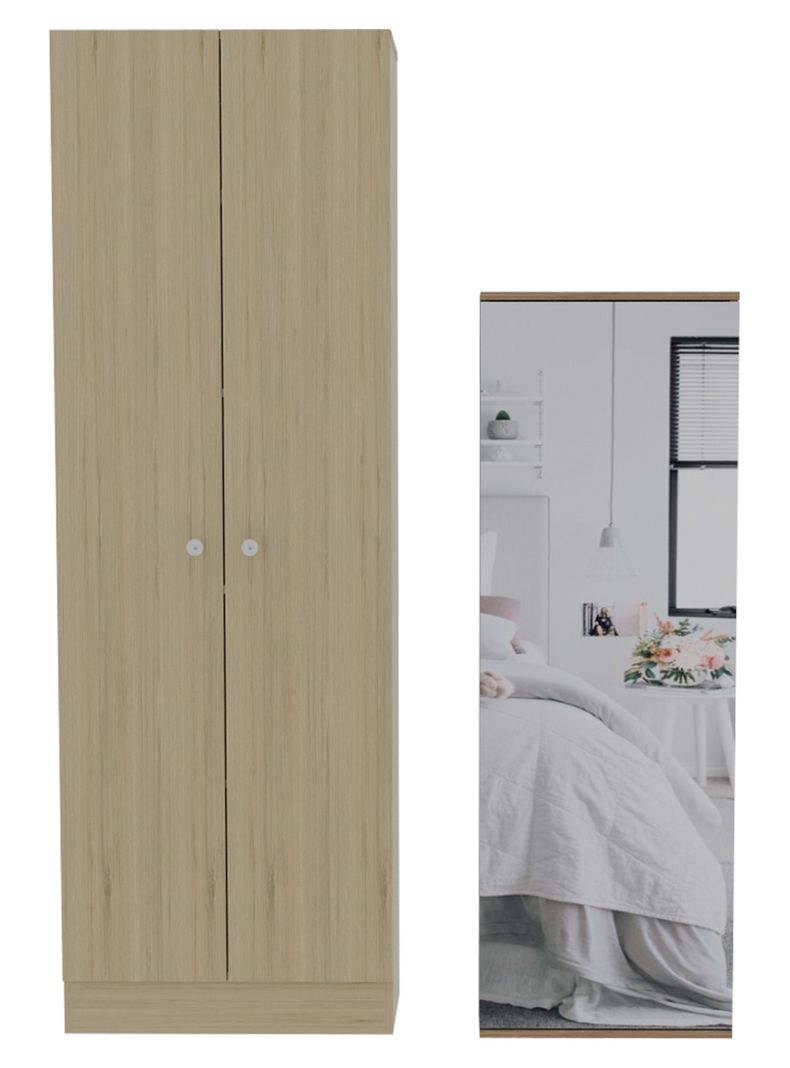 Set Muebles Dormitorio Dreams 6: Clóset 2 Puertas + Zapatero Leto con Espejo-0