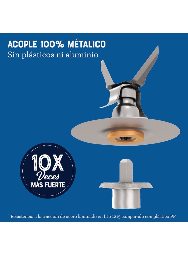 Licuadora 6 Velocidades 800W + Pulso BLSTPEGRPB Rojo-7