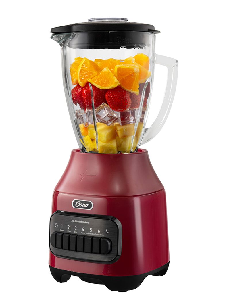 Licuadora 6 Velocidades 800W + Pulso BLSTPEGRPB Rojo-1