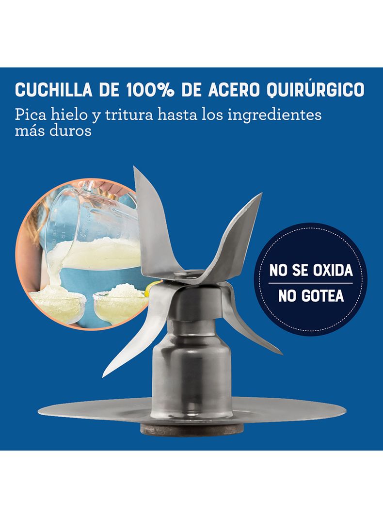 Licuadora 6 Velocidades 800W + Pulso BLSTPEGRPB Rojo-6