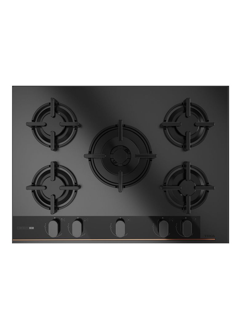 Encimera Cristal Gas 5 Quemadores GBC-75 G1 Infinity-0