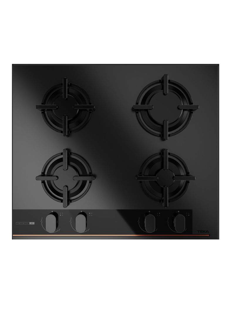 Encimera Cristal Gas 4 Quemadores GBC-64 G1 Infinity-0