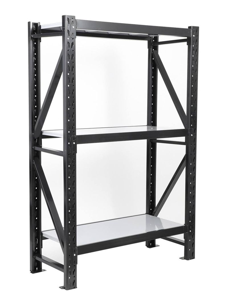 Rack Auto-Pro de 50x120x180 cm 3 Niveles Negro