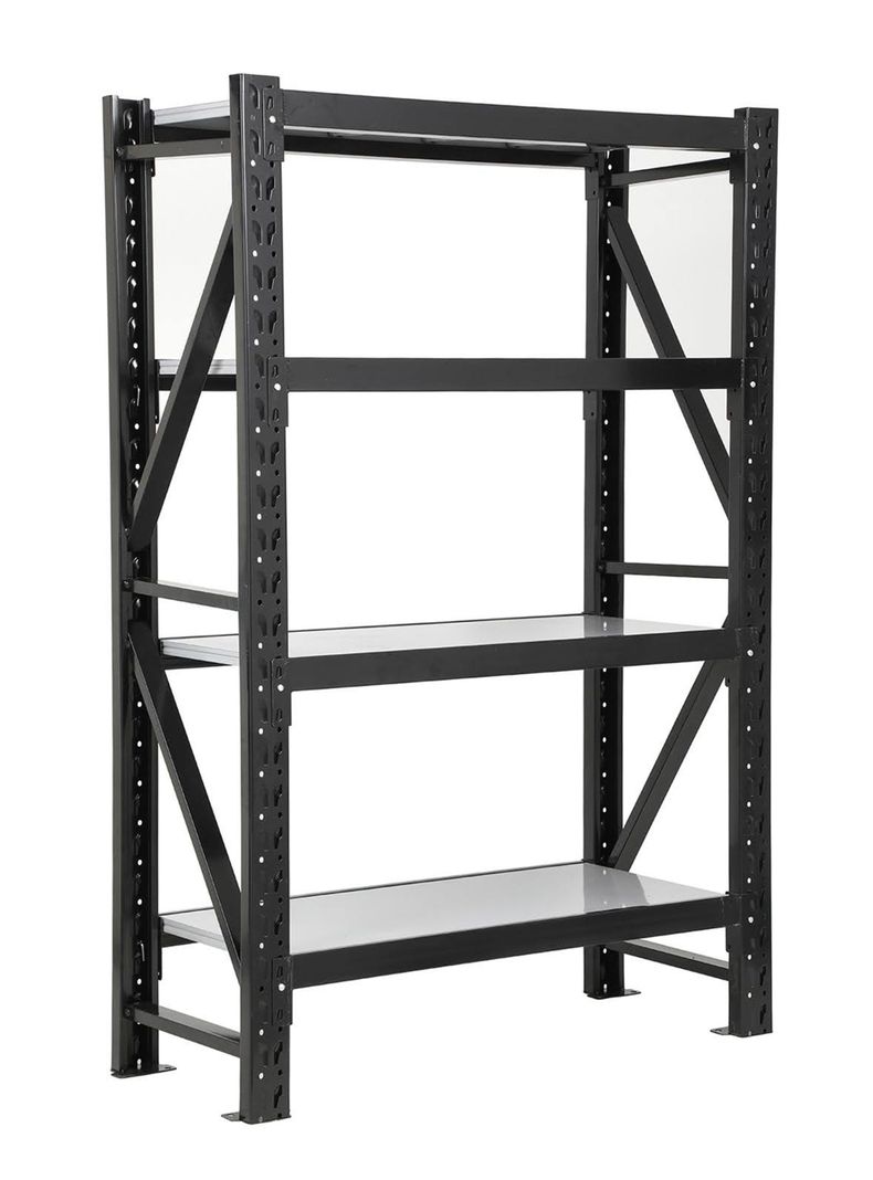 Rack Auto-Pro de 50x120x180 cm 4 Niveles Negro