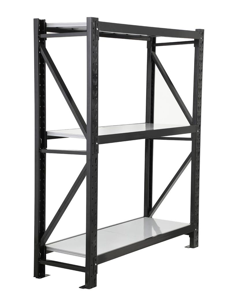Rack Auto-Pro de 50x150x180 cm 3 Niveles Negro