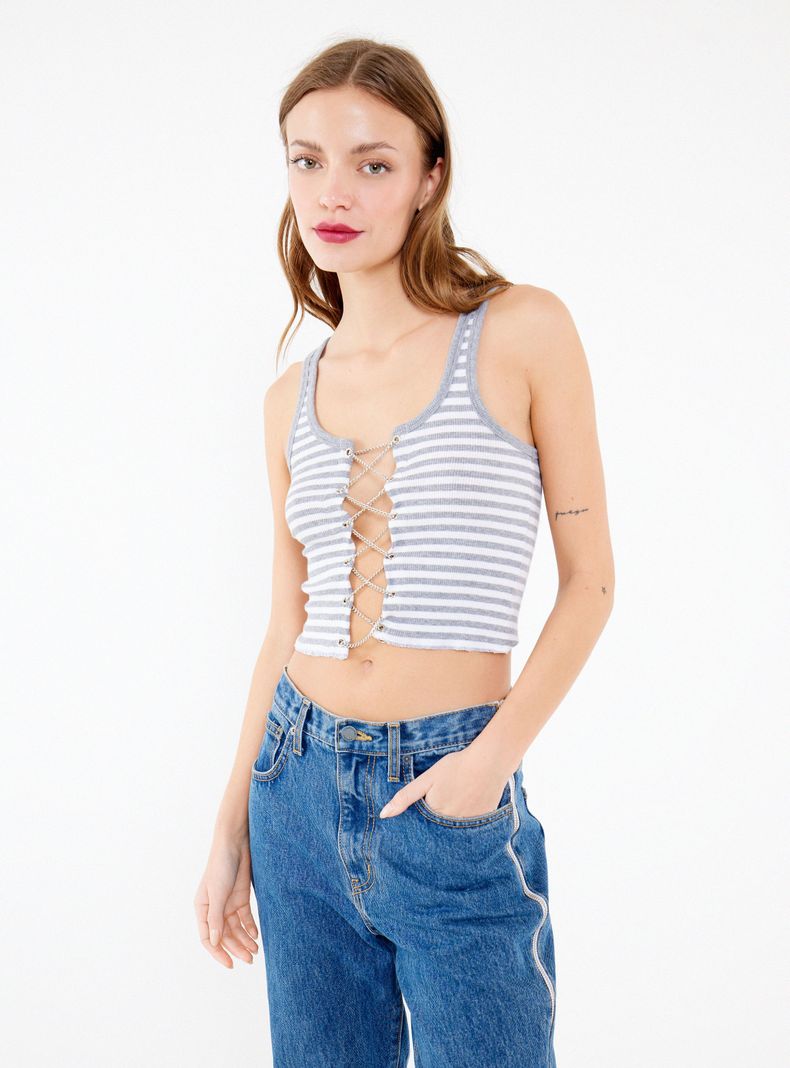Top Lovemade Gap Stripes Talla S-0