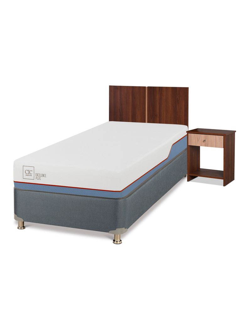 Cama Americana Excellence Plus 1 Plaza + Set de Muebles Stylo-0