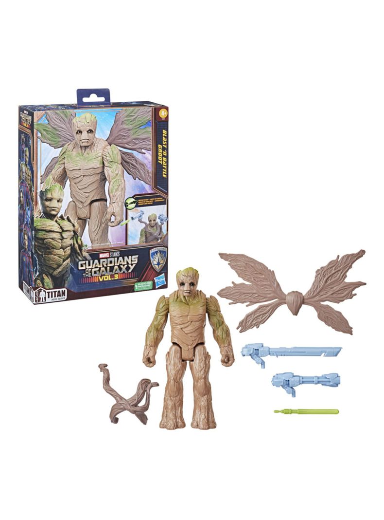 Figura Guardianes Galaxia Blast N Battle Groot-1
