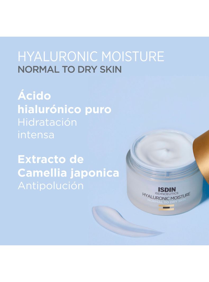 ISDINCEUTICS Crema Hyaluronic Moisture Normal to Dry Skin 50 g-3