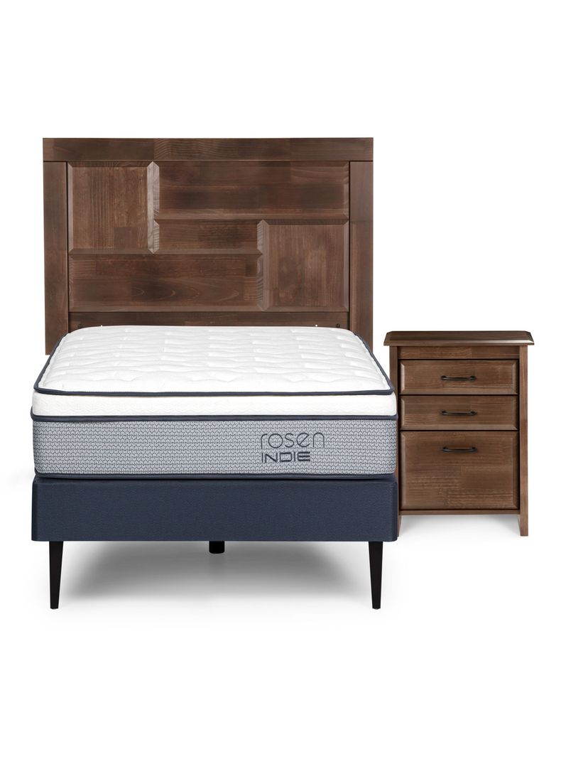 Cama Europea Indie 1 Plaza + Set Muebles Dolce-1