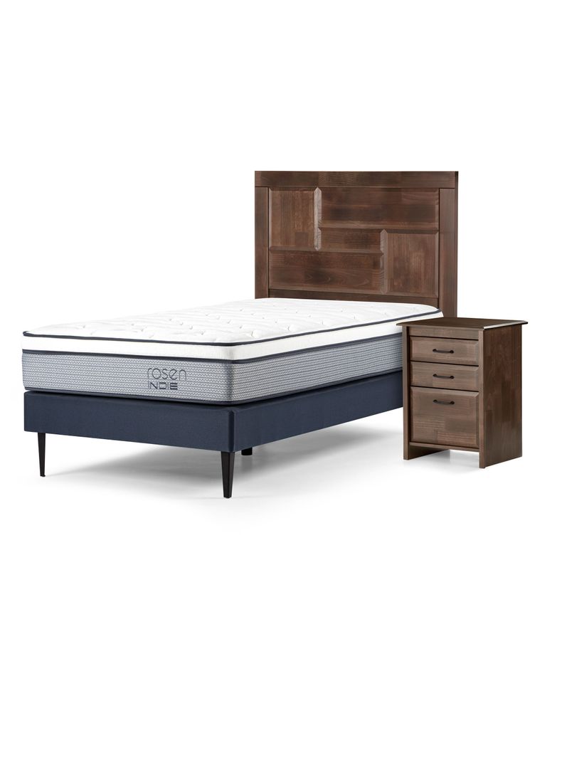Cama Europea Indie 1 Plaza + Set Muebles Dolce-0