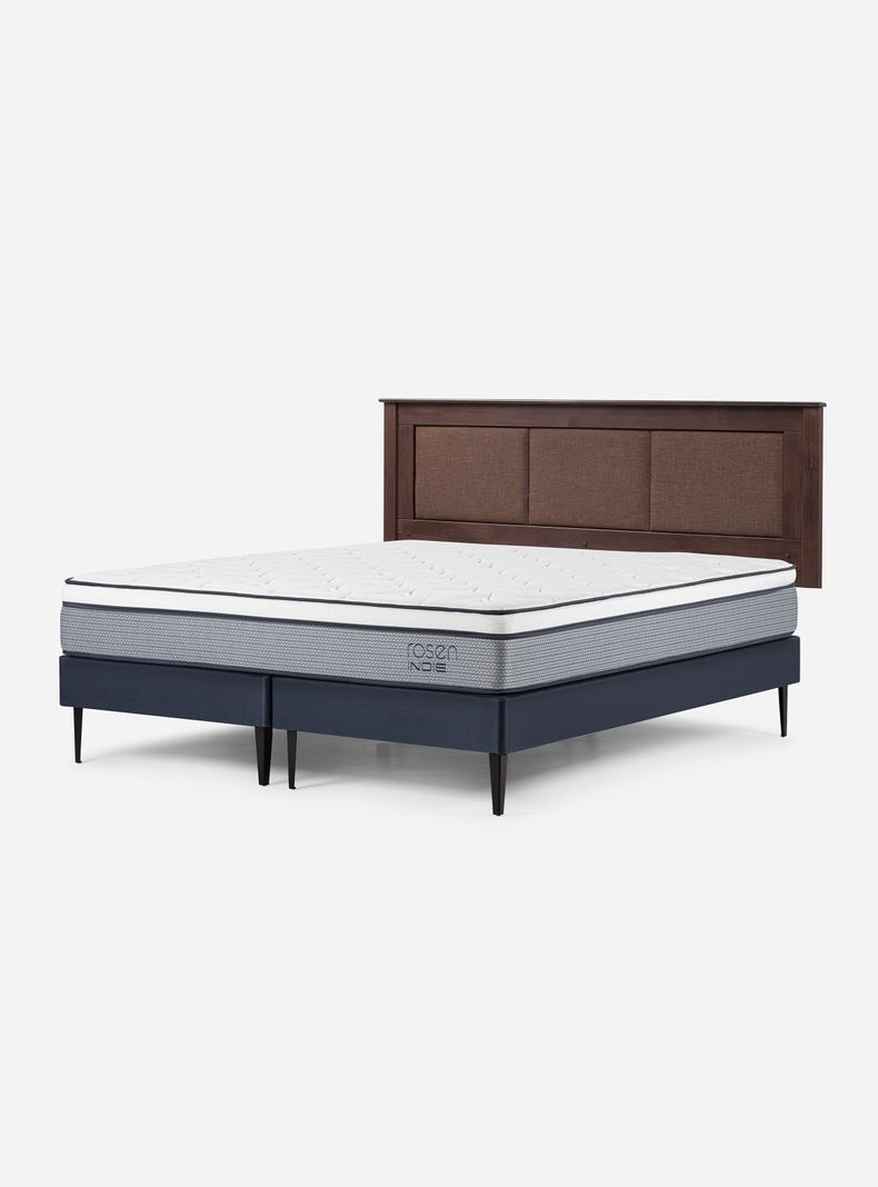 Cama Europea Indie King + Respaldo Rachel