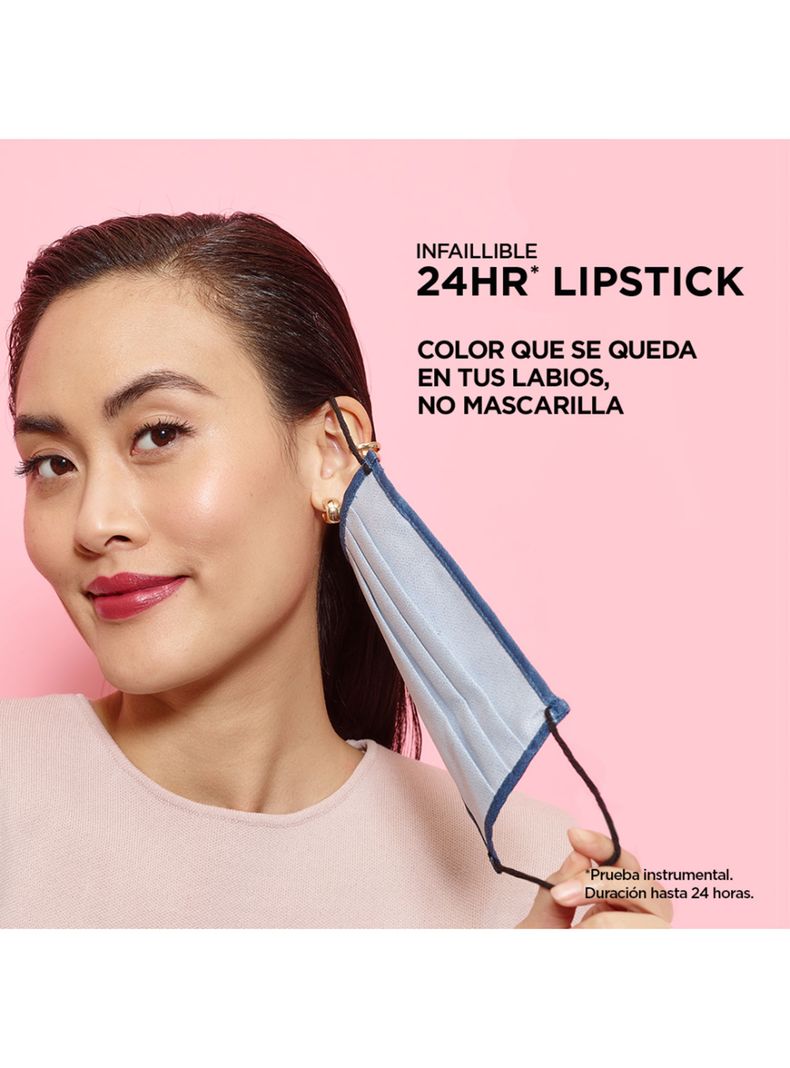 Labial Infallible 24h 2-Step 209 Violet Parfait-3