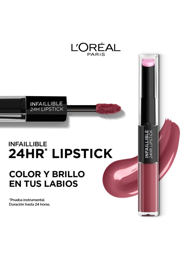 Labial Infallible 24h 2-Step 209 Violet Parfait-2