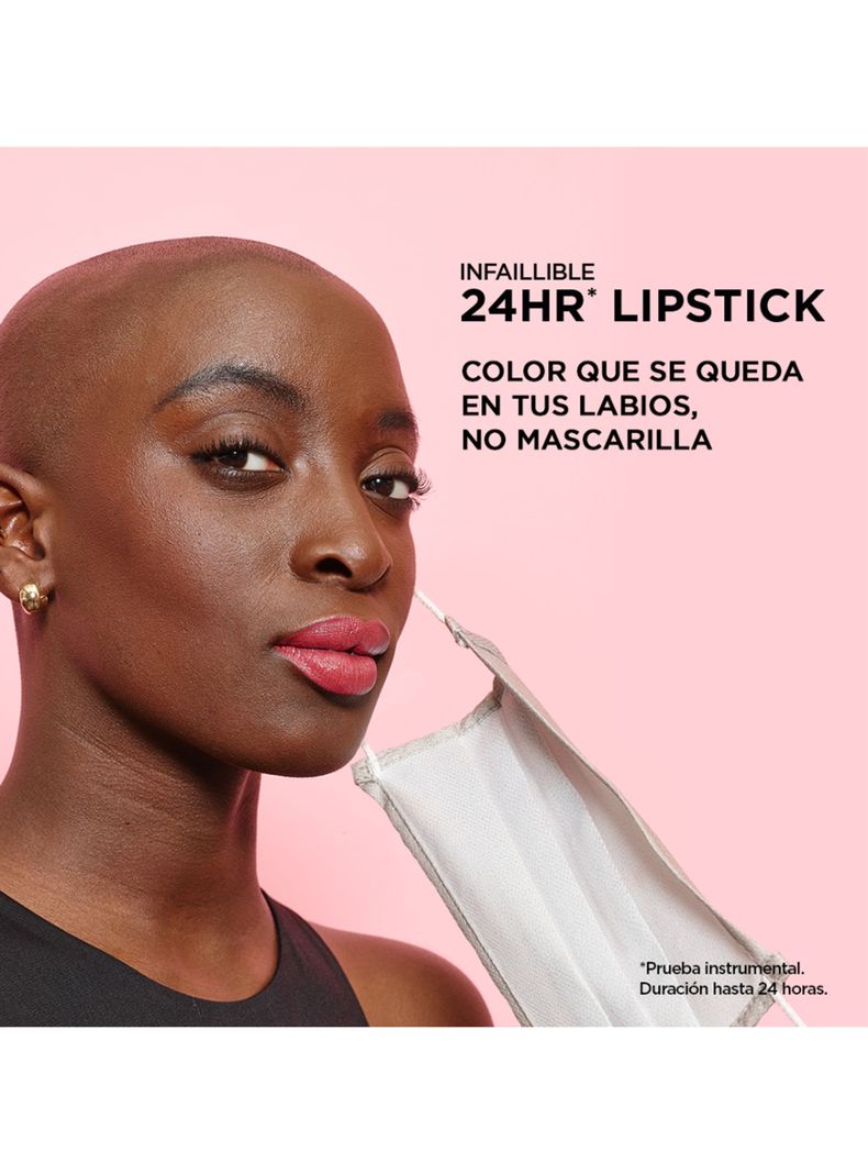 Labial Infallible 24h 2-Step 302 Rose Eternite-3