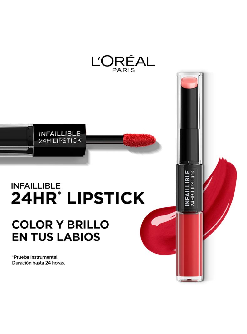 Labial Infallible 24h 2-Step 501 Timeless Red-2