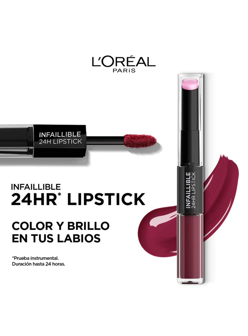 Labial Infallible 24h 2-Step 215 Wine O Clock-2