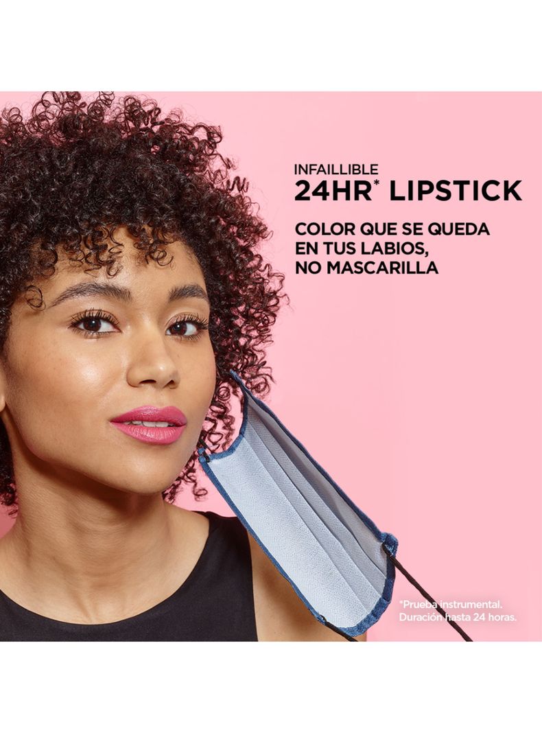 Labial Infallible 24h 2-Step 804 Metro Proof Ros-3