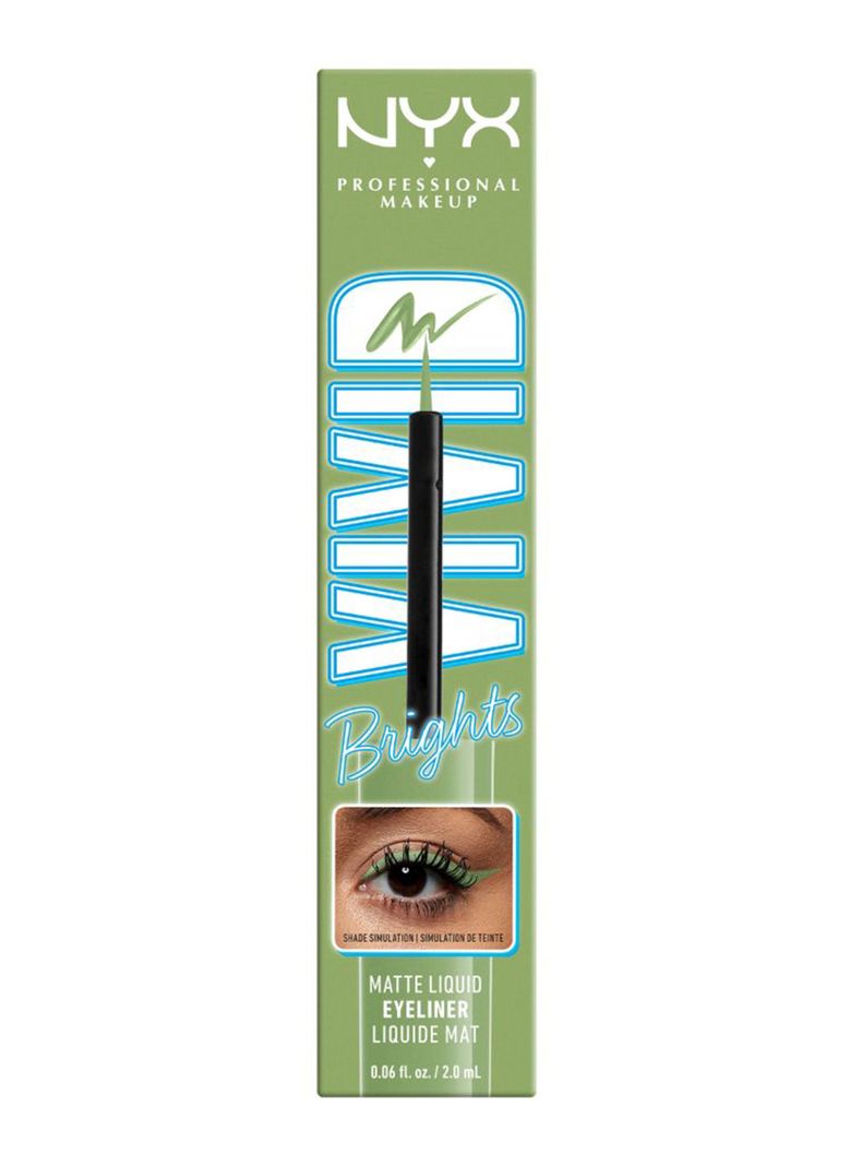 Delineador de Ojos Líquido Vivid Bright Liquid Liner Ghosted Green 2 ml-4
