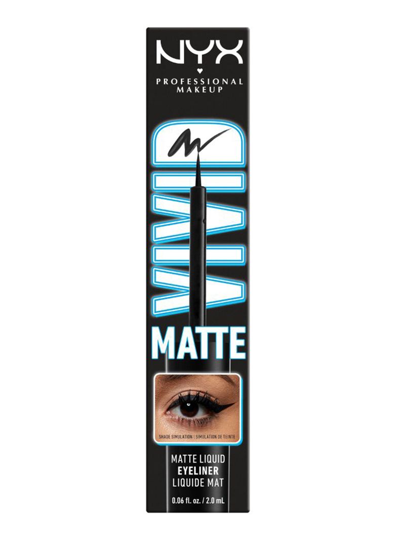 Delineador de Ojos Líquido Vivid Matte Liquid Liner Black 2 ml-4