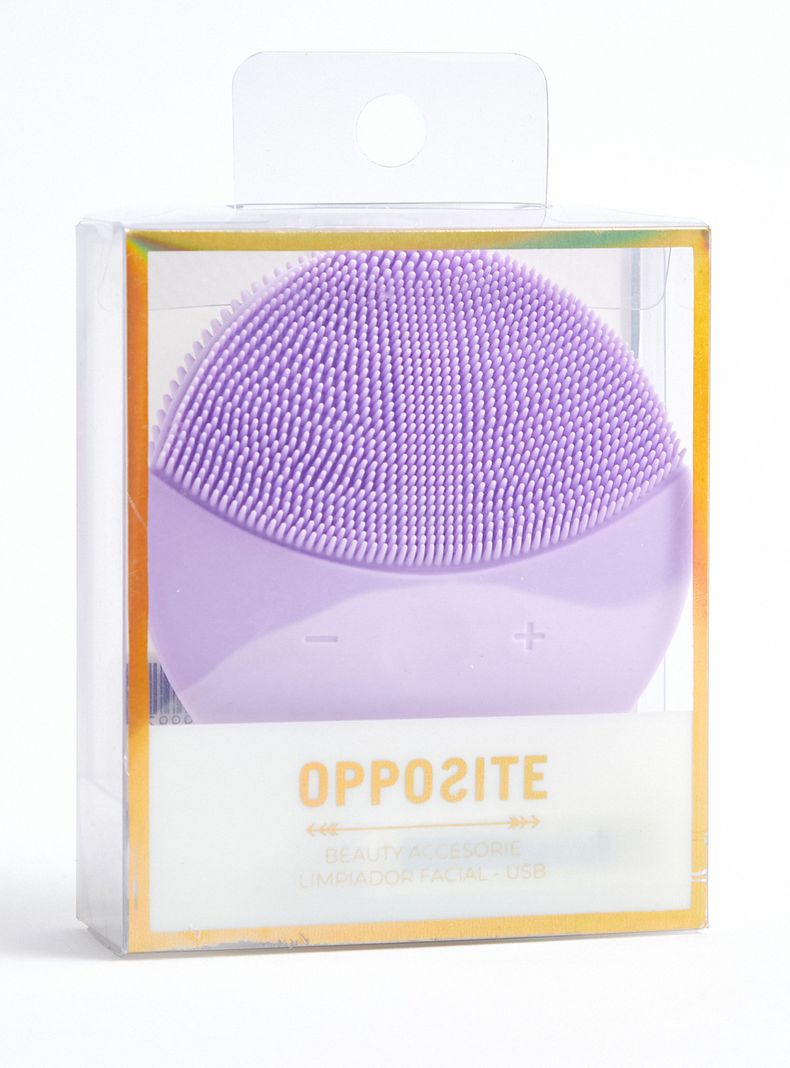 Limpiador Facial Usb Lila-2