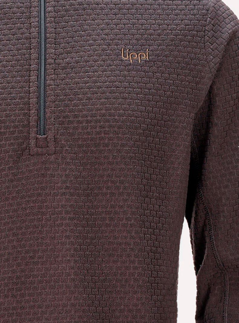 Polerón Mild Nano-F 1-4 Zip Niño Negro 12A-1