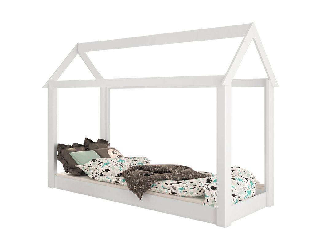 Cama Kidscool Casita Montessori Harmony Blanca