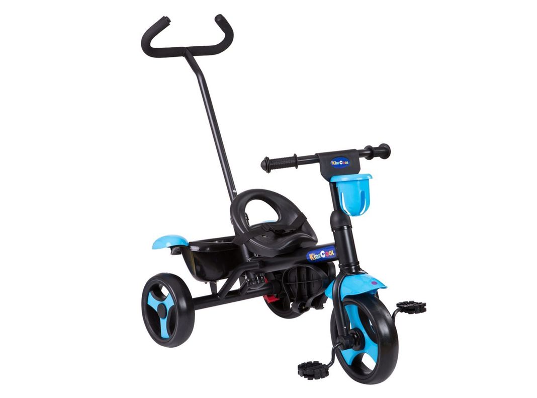 Triciclo Kidscool 2 Funciones en 1 Azul-0