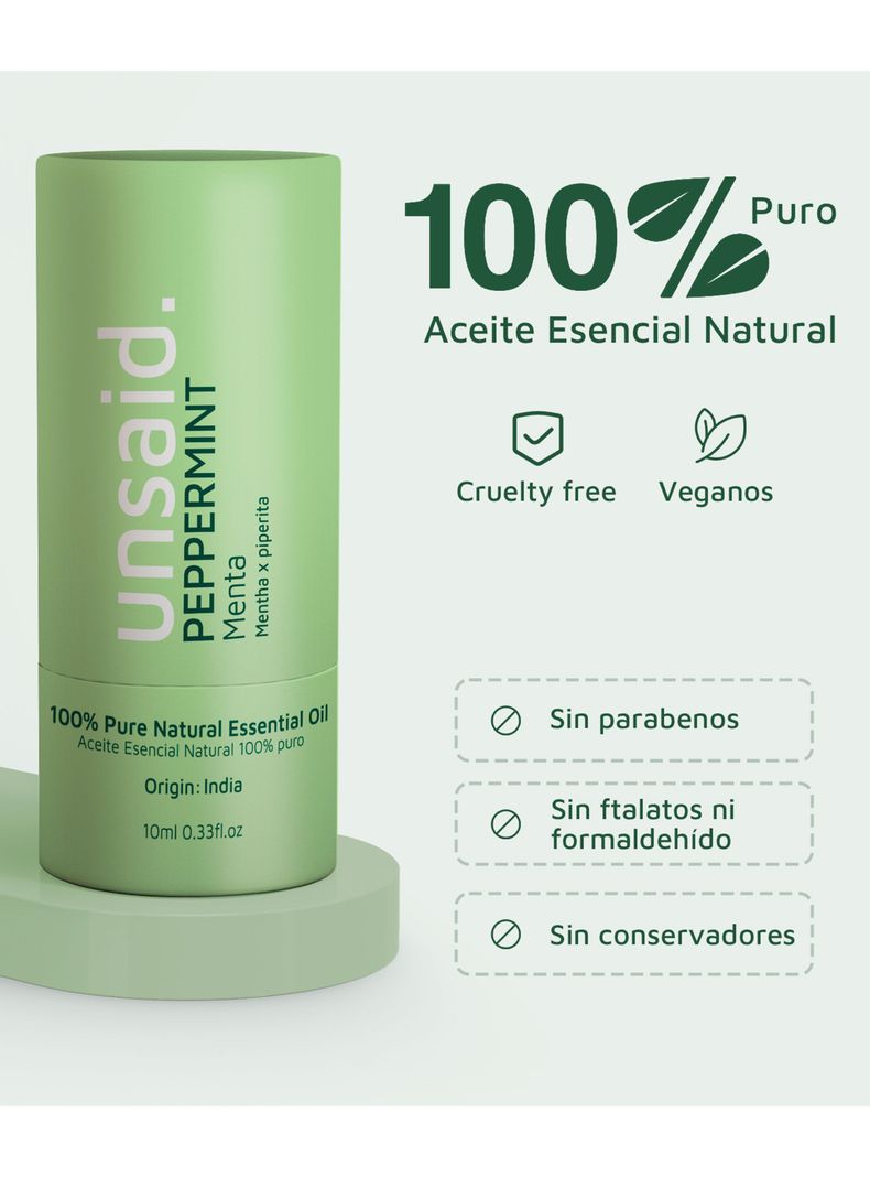 Aceite Esencial de Menta 100% Puro de 10 ml-3