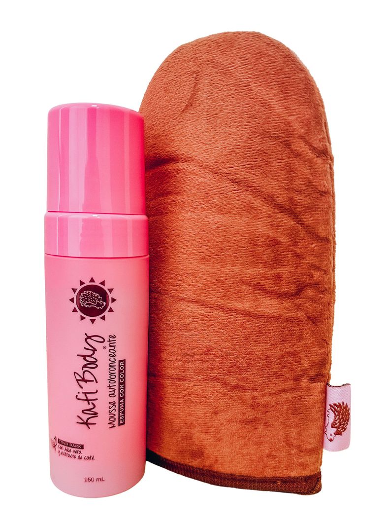Set Mousse Autobronceante Tradicional + Guante-0