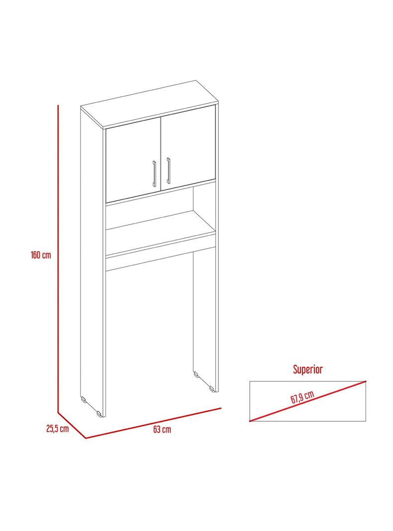 Mueble Optimizador de Baño Barcelona TuHome-1