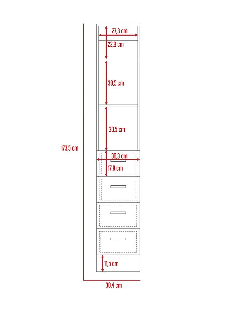 Mueble de Baño Torre Vanguard TuHome-2