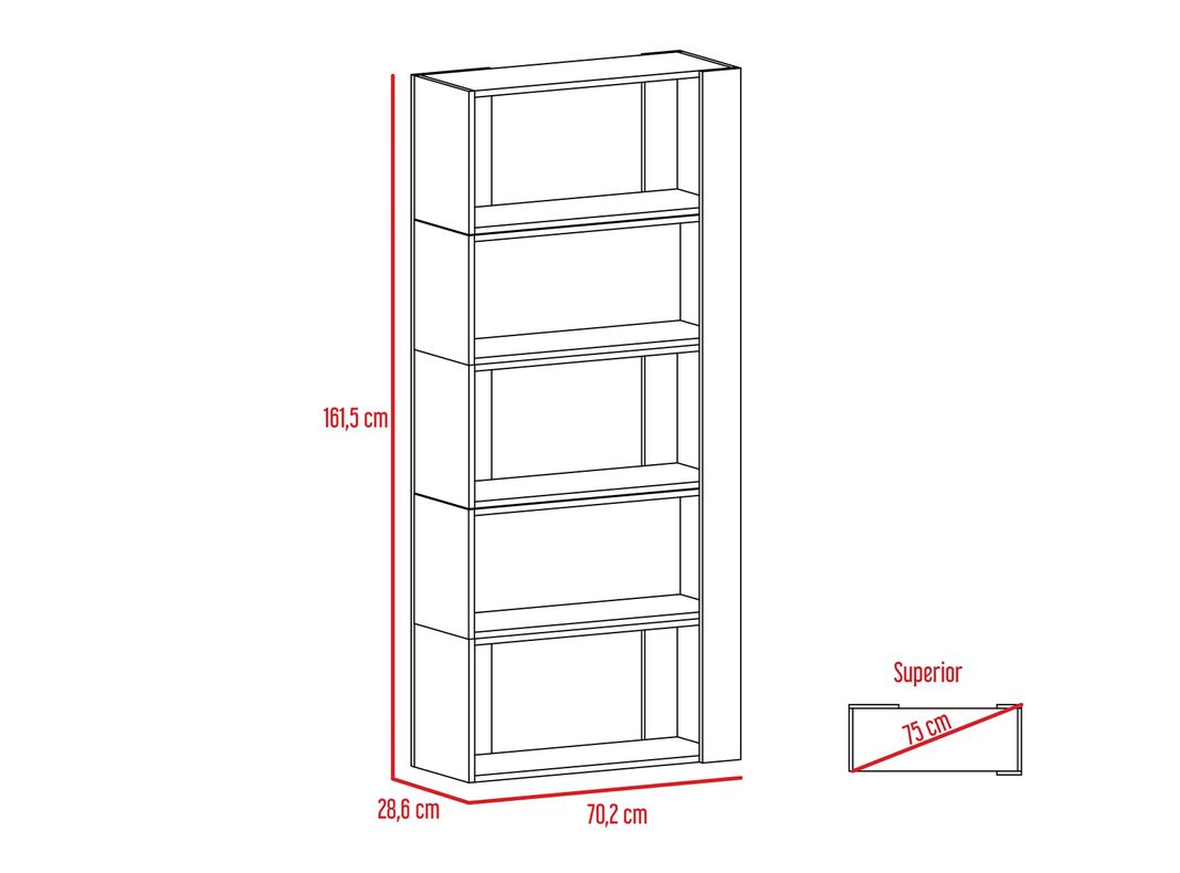 Combo TuHome Panel TV 55" + Biblioteca Cubo TuHome-1