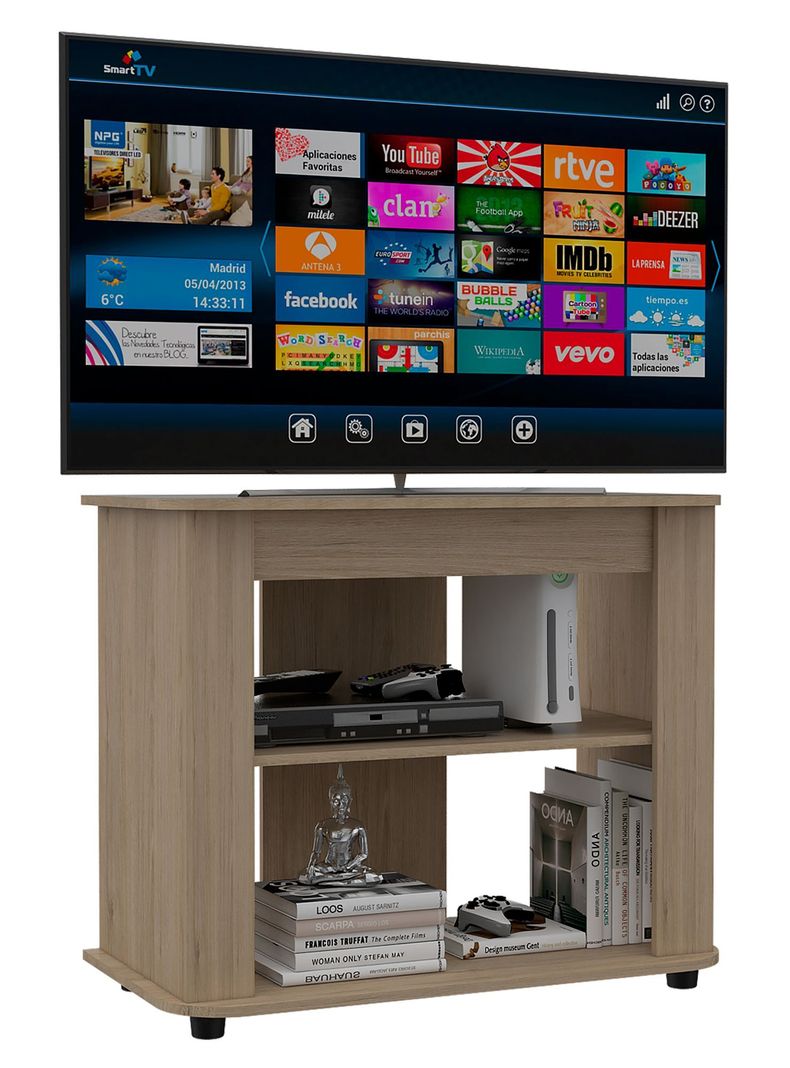 Rack TV 46" + Mesa Centro Optimus 3 TuHome-5