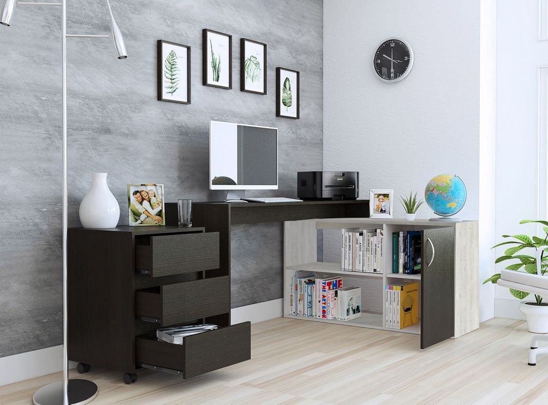 Escritorio Office 3 + Archivador TuHome-6