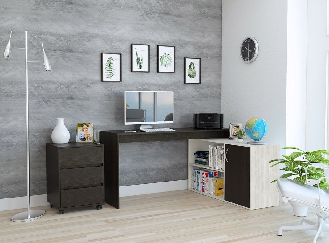 Escritorio Office 3 + Archivador TuHome-5
