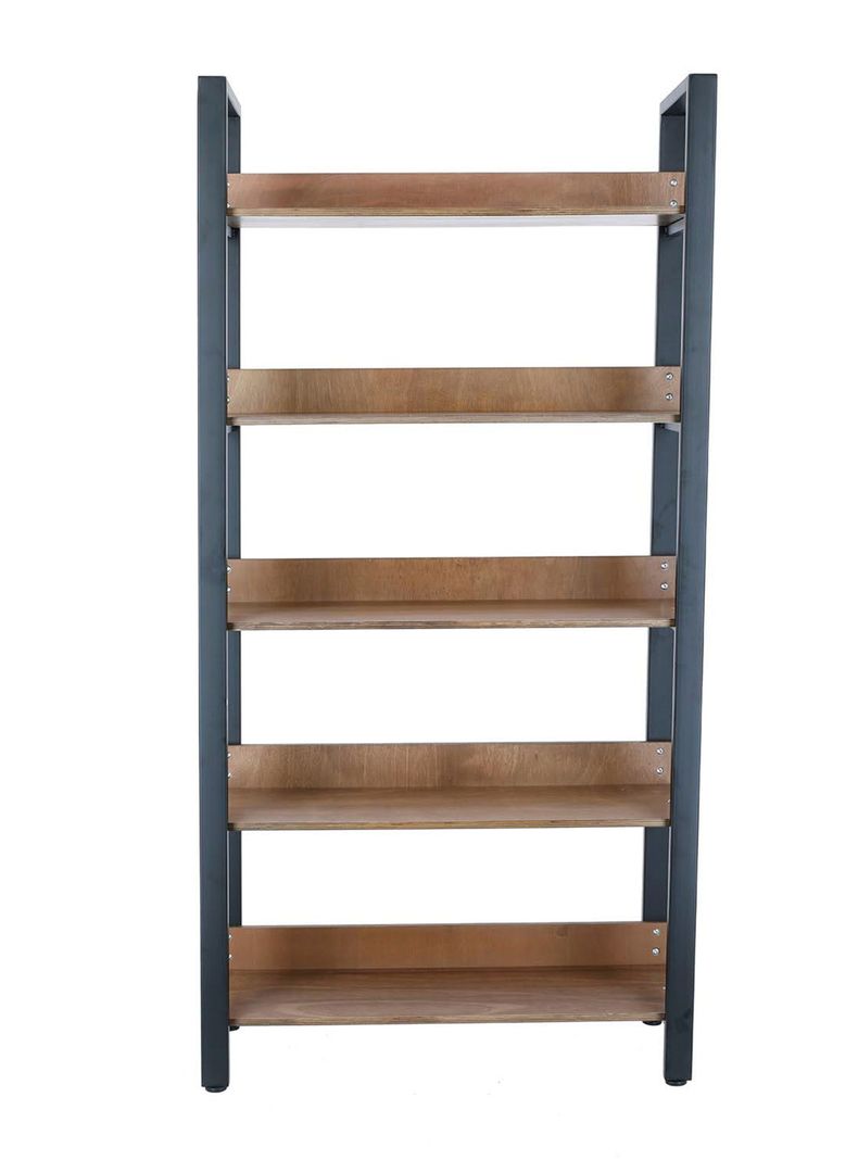 Estante Acero Repisas de Madera 35 x 90 x 180 cm-2