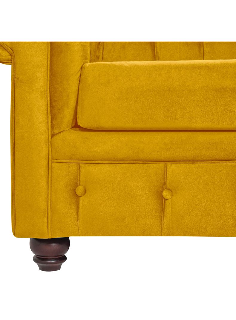Living Manchester Capitone Felpa 3 Cuerpos + 2 Pouf-4