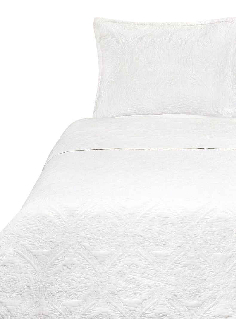 Quilt Unicolor White 1 Plaza-0