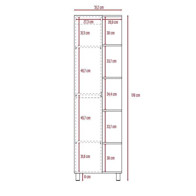 Muebles de Cocina: Microondas + Optimizador Diseño 4 TuHome-1