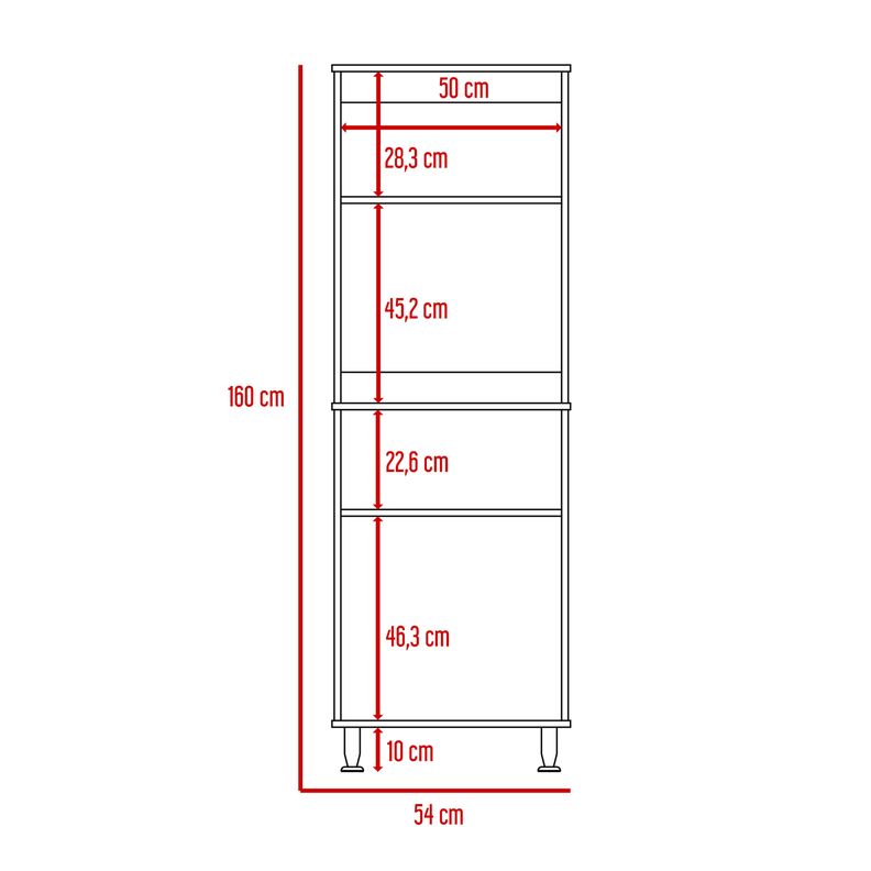 Muebles de Cocina: Microondas + Optimizador Diseño 4 TuHome-4
