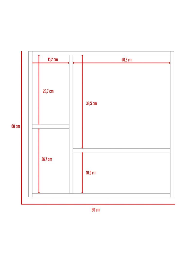Muebles de Baño: Lavamanos + Baño + Botiquín TuHome-1
