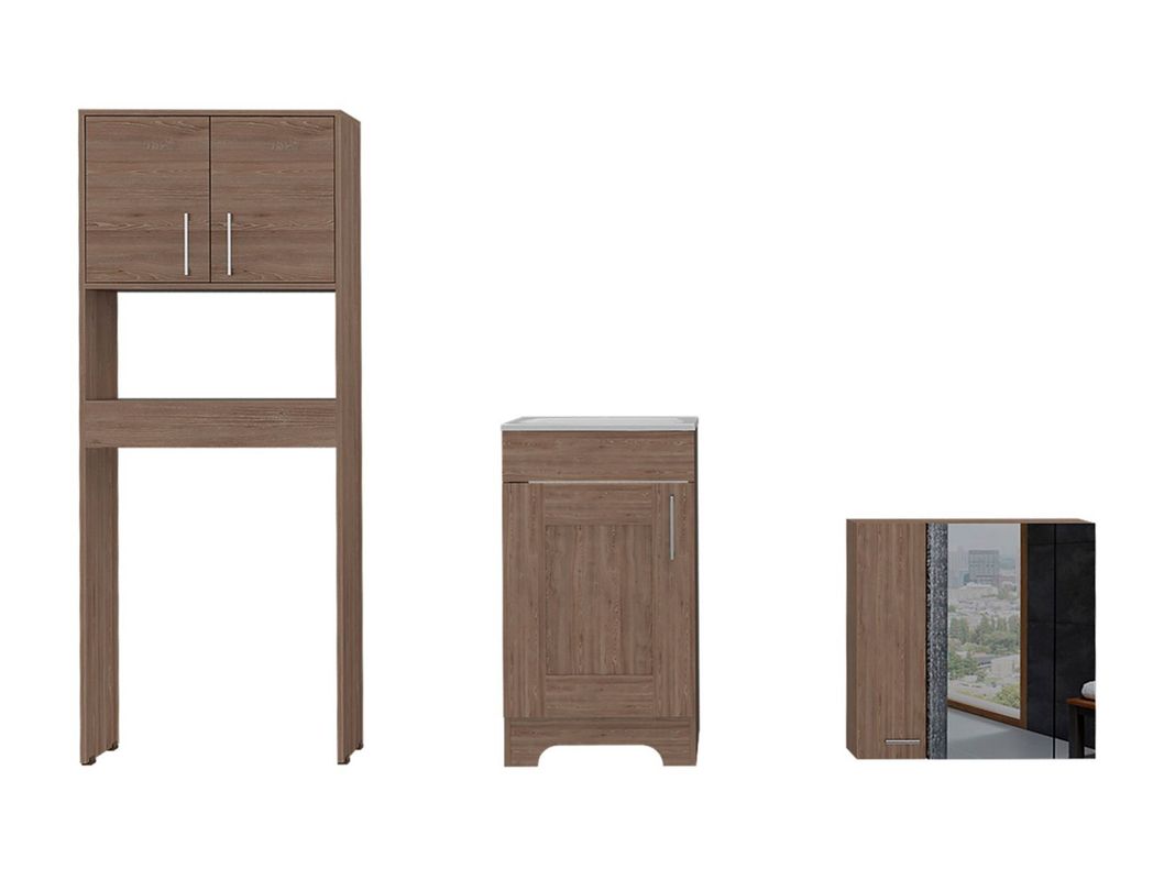 Muebles de Baño: Lavamanos + Baño + Botiquín TuHome-0