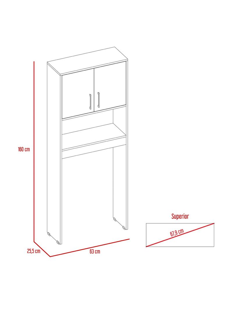 Muebles de Baño: Lavamanos + Baño + Botiquín TuHome-2