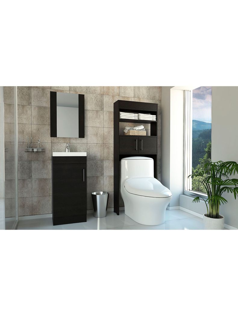 Mueble Lavamanos + Baño + Espejo Madrid-4
