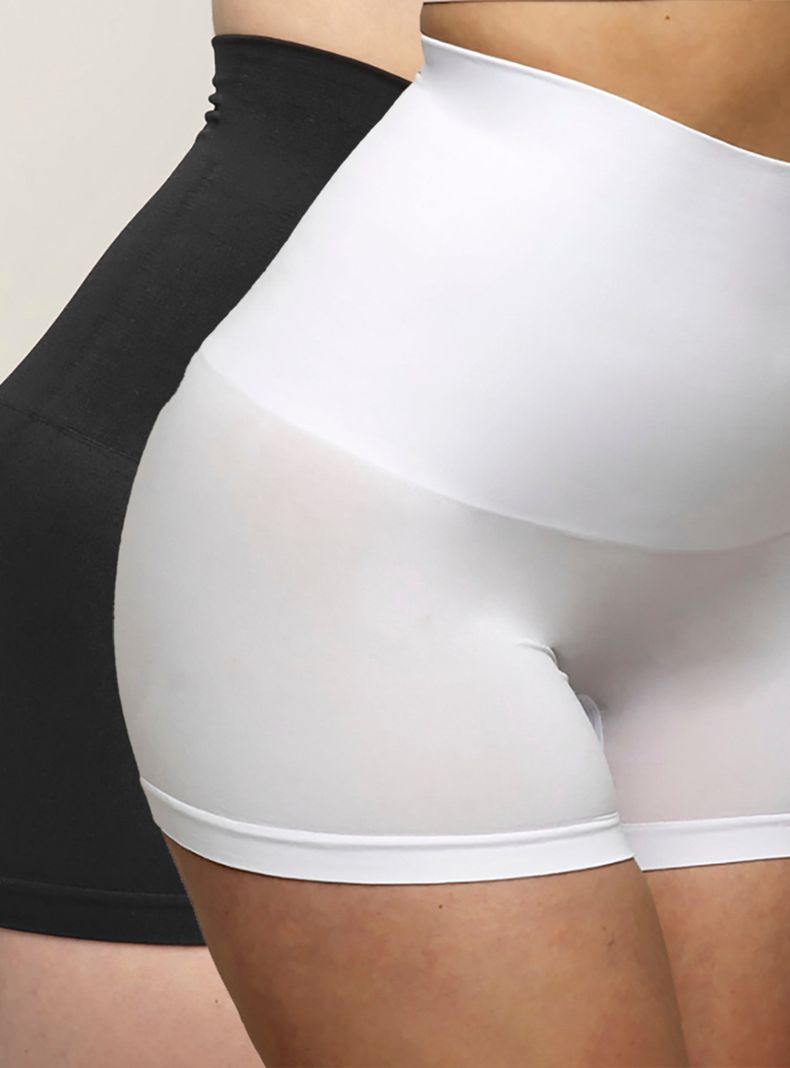 Pack 2 Pantaleta Tiro Alto Seamless Semi Control Abdomen-0