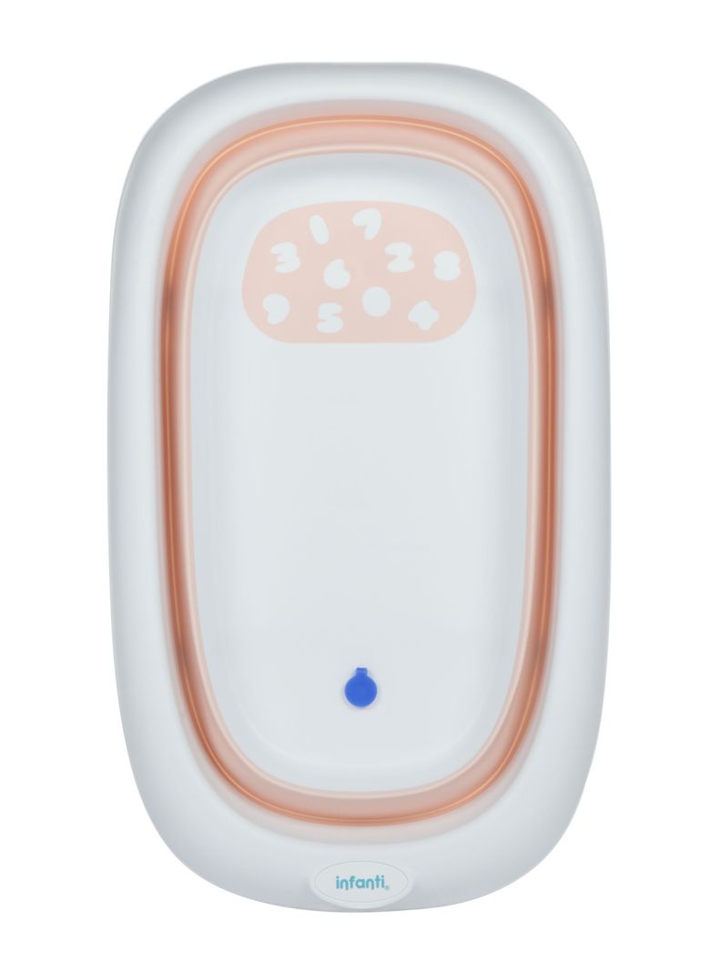 Bañera Plegable Números Rosado-4