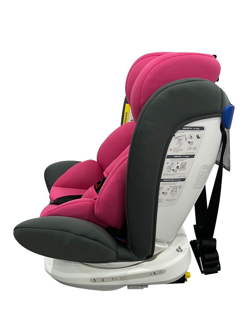 Silla de Auto Giro 360° Rosada-4