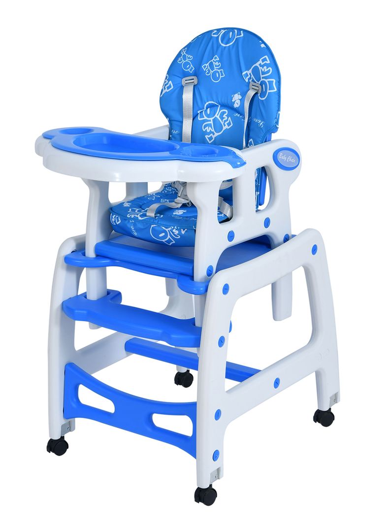 Silla de Comer New 3 Funciones Azul-0
