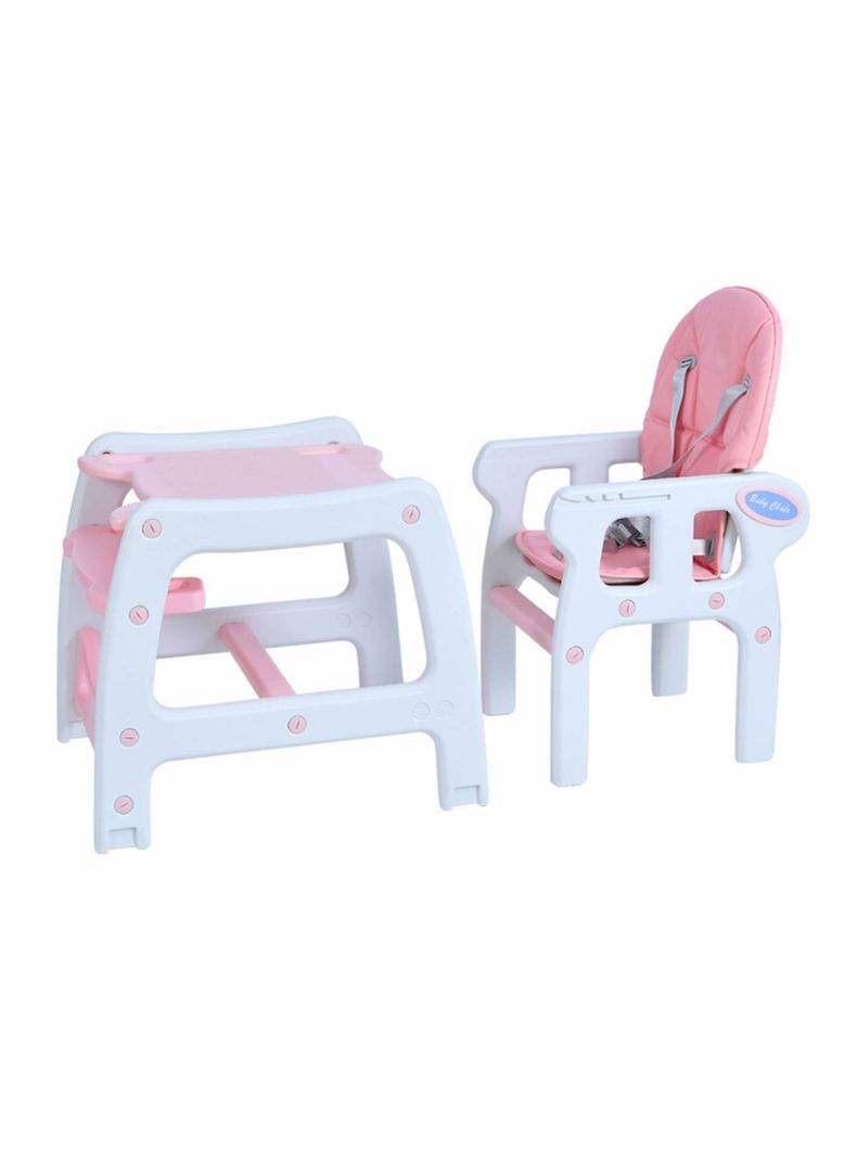 Silla de Comer New 3 Funciones Rosa Claro-2